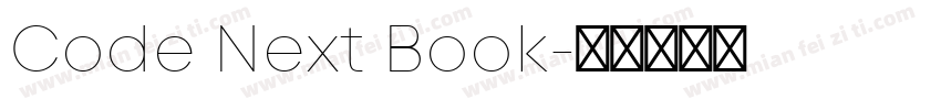 Code Next Book字体转换